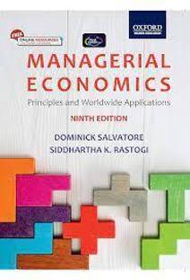MANAGERIAL ECONOMICS, 9E