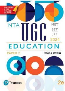 NTA UGC/NET/SET/JRF Education Paper 2 - 2024, 2nd Edition, Includes 2023 Solved papers (June & December) | 500 + PYQs