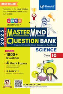 Science class 10 CBSE question bank by Mastermind Question Bank 2024-25  - Blueprint Education's Most Recommended and Bestselling Question Bank for 2025 Board Exams