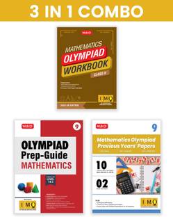 MTG Class-9 International Mathematics Olympiad (IMO) Workbook, Prep-Guide & Previous Years Papers (PYQs) with Mock Test Paper (Set of 3 Books) - SOF Olympiad Books For 2025-26 Exam