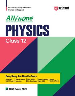 All In One Physics class 12th CBSE| Simplified NCERT Theory| Topic & Chapter Exercises| CBQs & MCQs Based| Sample Question Paper Paperback, Keshav Mohan|New Latest Edition For 2025-2026 2025 Edition