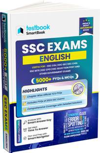 SSC English Smartbook 5000+ MCQs  - Ideal for SSC CGL, CHSL, GD, CPO & Other Govt Exams