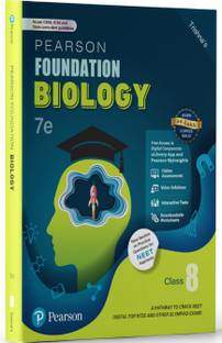 Pearson IIT Foundation' 25 Biology Class 8 | For NEET, NTSE & Olympiad Exams | As per CBSE, ICSE & State Curriculums | Includes NEET Practice Questions | Free acess to 7 Online Assessments, 33 Video Solutions & Interactive Tests via Pearson MyInsights & elibrary | 7th edition