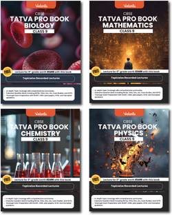 Vedantu Tatva Pro Question Bank Book CBSE Class 9 Set of 4 Books | Mathematics , Physics, Chemistry, Biology | Chapterwise - Topicwise Theory and Previous Year Questions | Free CBSE Class 9 Year Long Recorded Course