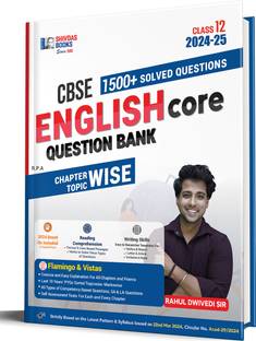Shivdas Cbse Class 12 English Core Previous 10 Years Question Papers Chapterwise Question Bank for 2025 Board Exams