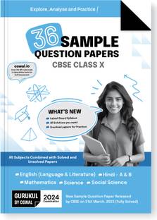 Cbse 36 Sample Question Papers for 2024 Examination : Class X (Edition