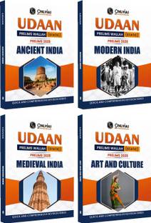 PW UDAAN (Prelims Wallah Static) Combo Set of 4 Books For 2025 Exams