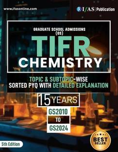 TIFR Chemistry Book  - Previous Year Questions with solutions 15 Years From 2010-2024 Topic Wisse Sorted Solved papers.