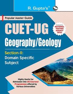 CUET-UG : Section-II (Domain Specific Subject : GEOGRAPHY/GEOLOGY) Entrance Test Guide(English)