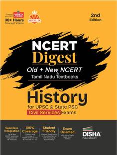 Tamil Nadu & Old + New Ncert Digest History for Upsc & State Psc Civil Services Exams - Ncert Class vi ? XII & Tn Class X - XII - 30+ Hours Video - IAS Prelims & Mains