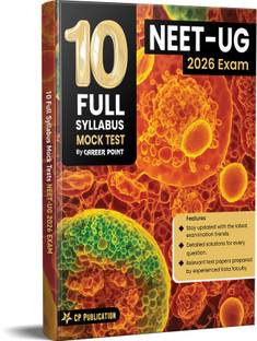 10 Full Syllabus Mock Tests for NEET (As per NTA Latest Pattern) By Career Point, Kota  - 10 Full Syllabus Mock Tests for NEET