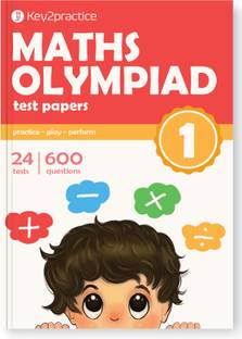 Key2practice Maths Olympiad for Class 1  - Activity Based Worksheets
