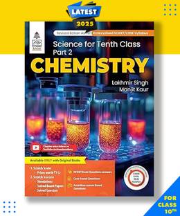 Lakhmir Singh Science Class 10 Part-2 Chemistry -Lakhmir Singh, Manjit Kaur -CBSE -Examination 2025-26 Paperback, Lakhmir Singh, Manjit Kaur|New Latest Edition For 2025-2026