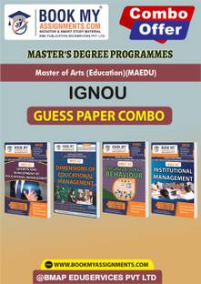 IGNOU MES41 MES42 MES43 MES44 Study Guide (Guess Paper) for Ignou Student-Master of Arts (Education)(MAEDU)