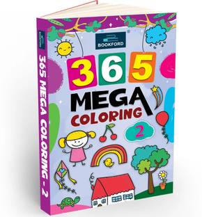 365 Mega Coloring 2- Drawing Books For Kids