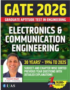 GATE Electronics and Communication Engineering ECE PYQ Book  - 2026 | Last 30 Years (1996 to 2025) GATE ECE PYQ Book | Subject & Chapter-wise Sorted Previous Year Questions Papers with Detailed Solutions | Best Seller Previous Year Solved Paper for GATE Electronics & Communication Engineering Exams in India | Two Brothers Publications