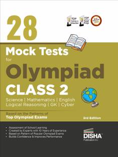 28 Mock Test Series for Olympiads Class 2 Science, Mathematics, English, Logical Reasoning, Gk & Cyber