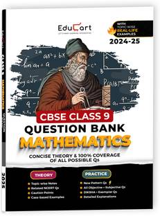 (OLD) Educart CBSE Question Bank Class 9 Mathematics 2024-25 (For 2025 Board Exams)