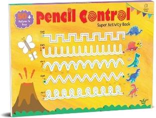 Pencil Control Super Activity Book : Activity Book for children  - By Miss & Chief