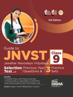 Guide to Jnvst Class 9 Jawahar Navodaya Vidyalaya Selection Test with Previous Year Questions & 3 Practice Sets