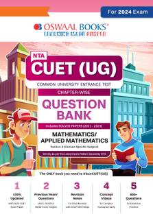 Oswaal Nta Cuet (Ug) Question Bank Chapterwise & Topicwise Mathematics/Applied Math