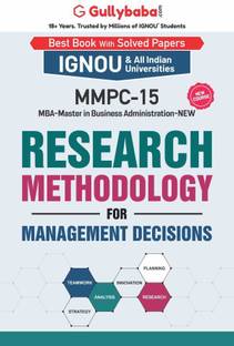MMPC-15 Research Methodology For Management Decisions For IGNOU MBA