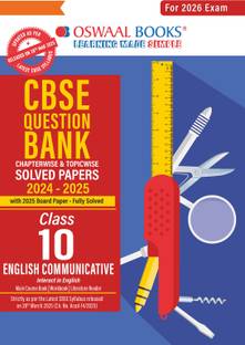 CBSE Question Bank SOLVED PAPERS Class 10 English Communicative For 2026 Exam