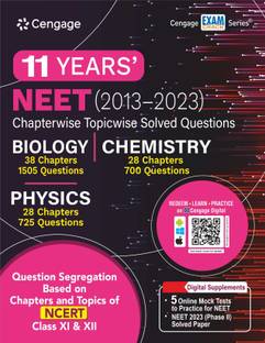Neet 11 Years' (2013-2023) Chapterwise Topicwise Solved Questions 1 Edition