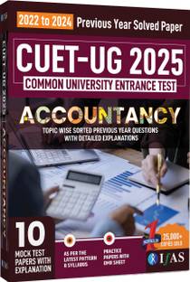 CUET UG Accountancy  - 2025 Book | Previous Year Question Bank (2022-2024) with Detailed Answers | 10 Mock Tests, OMR Sheets & Practice Sets | Best Seller Book for NTA CUET UG Accountancy Entrance Exam | Two Brothers Publications