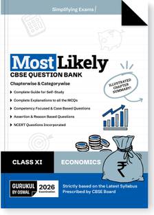 Gurukul By Oswal Economics Most Likely CBSE Question Bank for Class 11 Exam 2026 - Chapterwise & Categorywise, Competency Focused Qs, NCERT Qs, Case, Assertion & Reasoning
