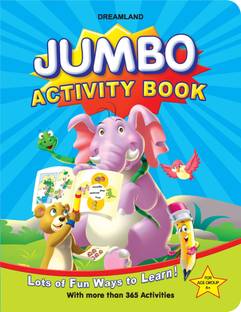 Jumbo with More Than 365 Activity  - Jumbo Activity Book for Children Age 6-8 years - Lots of Fun Ways to Learn with More than 365 Activities