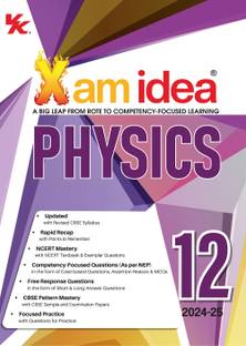 Xam idea Physics Class 12 Book | CBSE Board | Chapterwise Question Bank | Based on Revised CBSE Syllabus | NCERT Questions Included | 2024-25 Exam