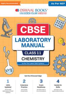 Oswaal Cbse Laboratory Manual Class 11 Chemistry Book ( Latest Edition