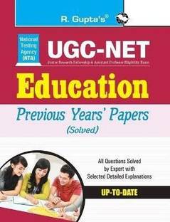 NTA-UGC-NET/JRF: Education (Paper I & Paper II) Previous Years' Papers (Solved) OLD EDITION Edition