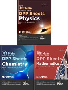 Combo (3) Nta Jee Main Chapter-Wise Dpp Sheets for Physics, Chemistry & Mathematics with 5 Full Syllabus Tests Multiple Choice Questions Numeric Value Questions Daily Practice Problems Kota Style