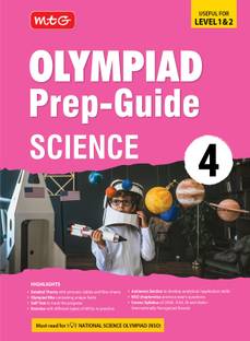MTG Olympiad Prep-Guide Class 4 Science (NSO) - Detailed Theory, Self Test with NSO Chapterwise Previous Year Question Paper For SOF 2024-25 Exam