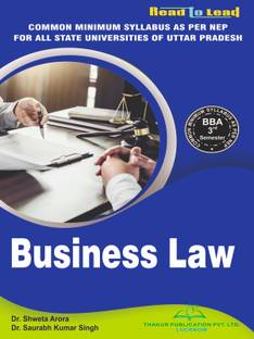 Business Law All U.P State NEP BBA 3rd Semester Book By Thakur Publication