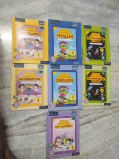 Oxford Advantage Mathematics, English, EVS, (An integrated Learning Solution), Student's Book 1, Set of 7 Books