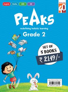 Peaks Grade 2 (English, Maths, EVS, GK), an Integrated Semester Series - Ratna Sagar