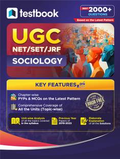 UGC NET/SET/JRF Sociology Best 2000+ MCQs | English Medium