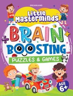 Little Masterminds: Brain Boosting Puzzles & Games Activity Book for Kids Age 6 and Up  - with Engaging and Educational Activities Book