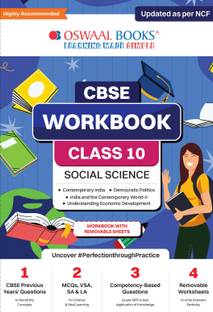 Oswaal NCERT & CBSE Pullout Worksheets Class 10 Social Science For 2024 Exam