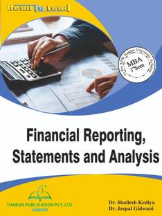 Financial Reporting, Statements and Analysis ,RTMNU MBA First Semester book