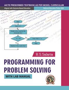 Programming for Problem Solving (with Lab Manual) | AICTE Prescribed Textbook  - Book Code: UG003EN