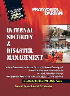 Pratiyogita Darpan Internal Security and Disaster management Civil Services Mains Exam-General Studies-III