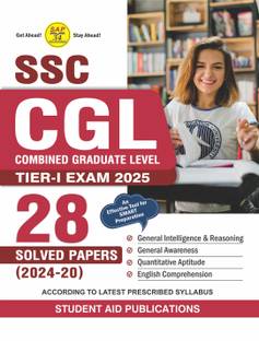 SSC CGL Tier-I 2025 28 Solved Papers (2024-20) Latest Pattern for Aspirants