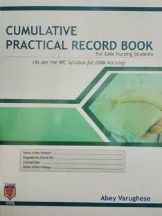 Cumulative Record Book For GNM Nursing Students