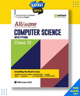 All In One Computer Science With Python Class 12 Based On Latest NCERT For CBSE Exams 2025| Mind map in each chapter| Clear & Concise Theory| Intext & Chapter Exercises| Sample Question Papers Paperback, Neetu Gaikwad|New Latest Edition For 2025-2026 2025 Edition