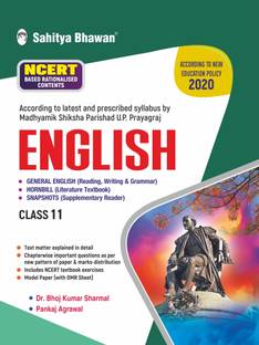 Sahitya Bhawan Topic Wise Textbook Class 11 English based on NCERT for UP Board, other state boards, CBSE, and Competitive Exams Preparation