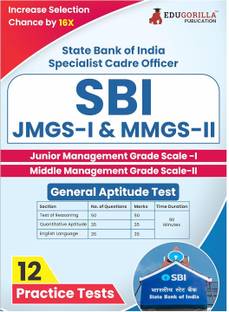 SBI Junior Management Grade Scale - I (JMGS-I) & Middle Management Grade Scale - II (MMGS-II) Recruitment Exam  - 2024 (English Edition) - 12 Practice Tests (1400+ Solved MCQs) with Free Access to Online Tests